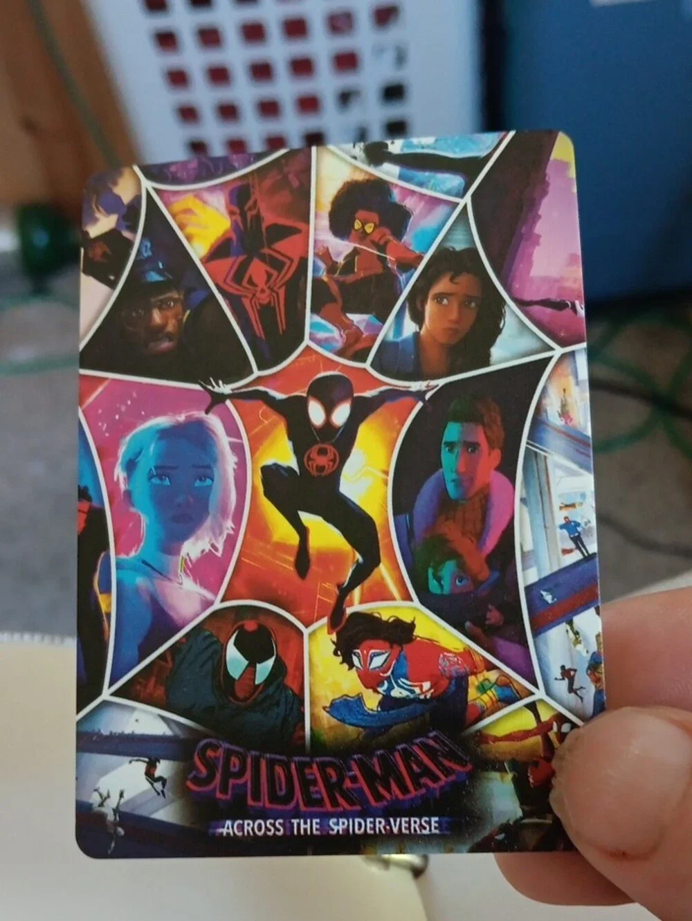 Marvel Spider-Man Noir Holographic Trading Card - Orange/Black